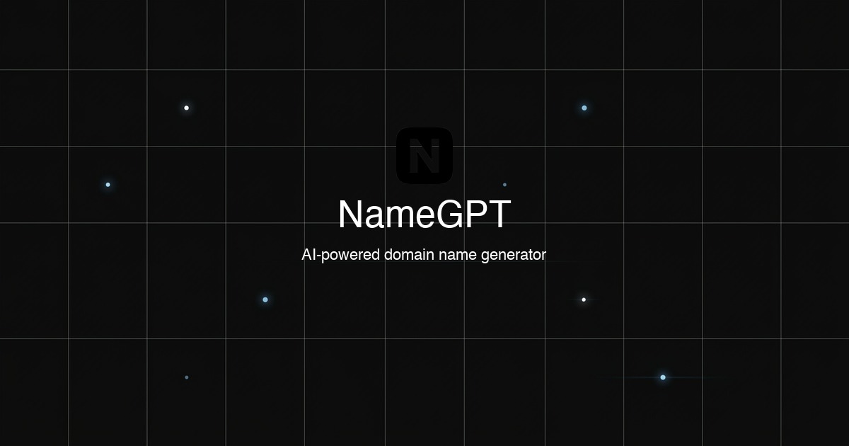 NameGPT